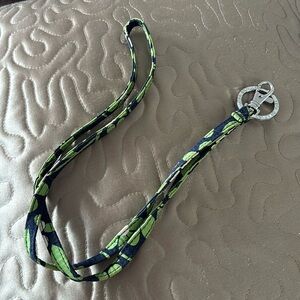 Vintage Vera Bradley Lucky You Clover Pattern Lanyard